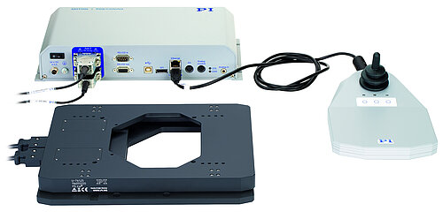 U-760 PILine® XY Stage System with Controller and Joystick